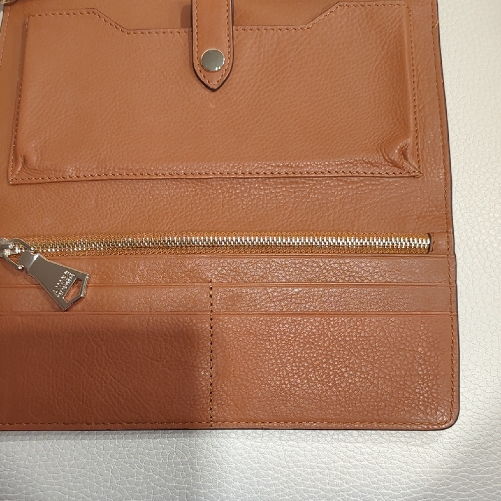 Aimee Kestenberg Brown Leather Clutch - Picture 5 of 7